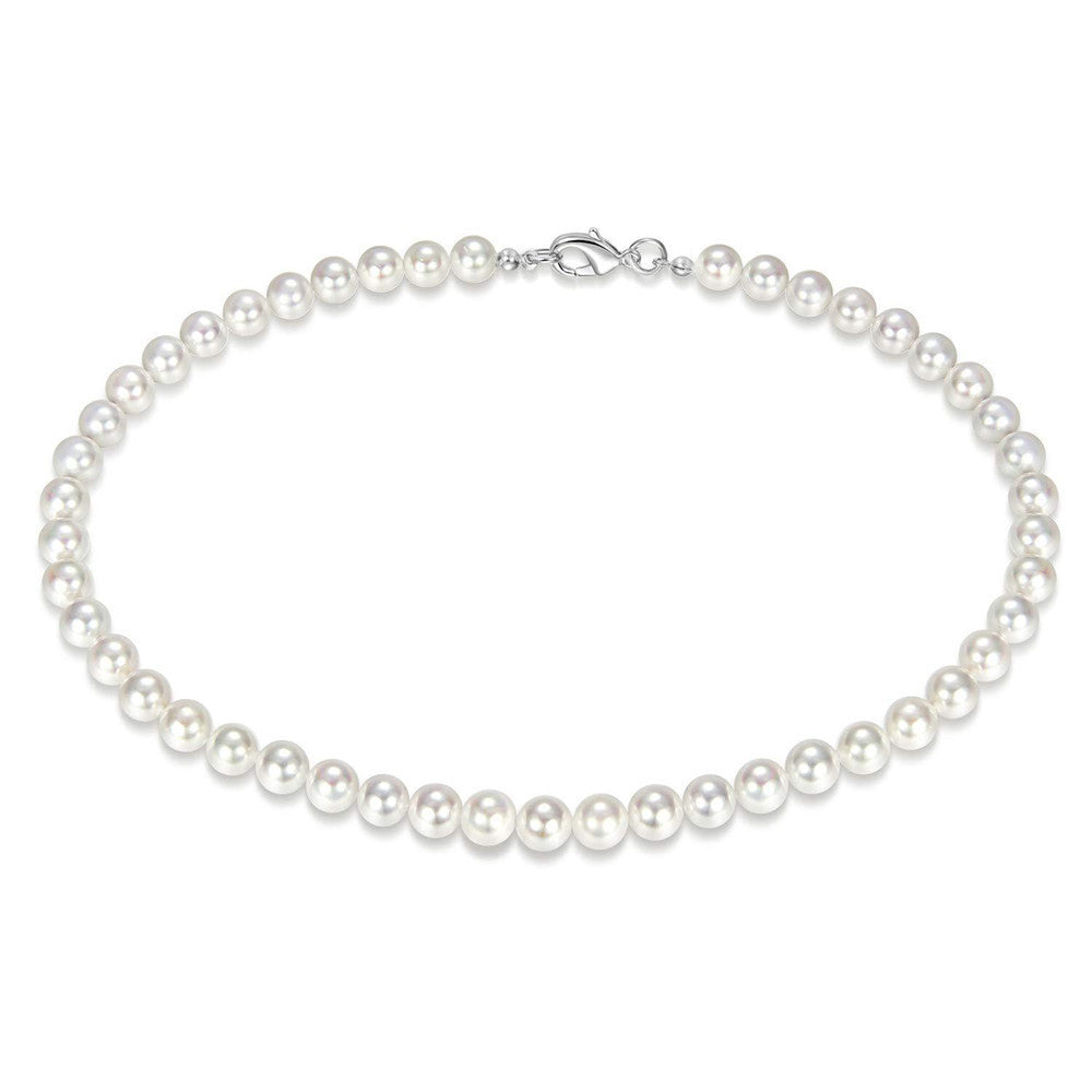 STYLISH SINGLE LAYER PEARL NECKLACE