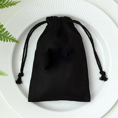 DRAWSTRING POCKET MOBILE POWER EARPHONE STORAGE BAG