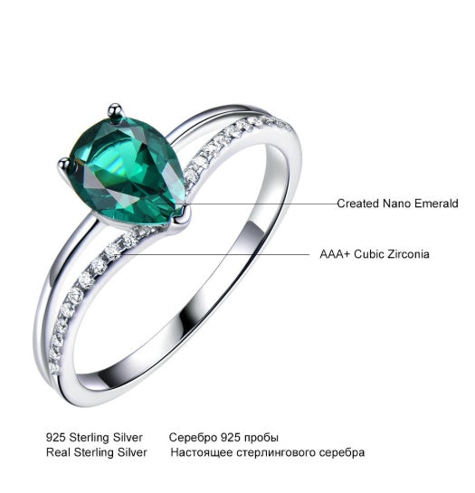 FASHION EMERALD RING