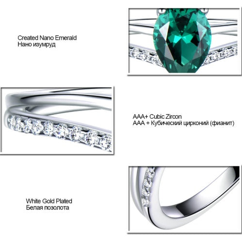 FASHION EMERALD RING