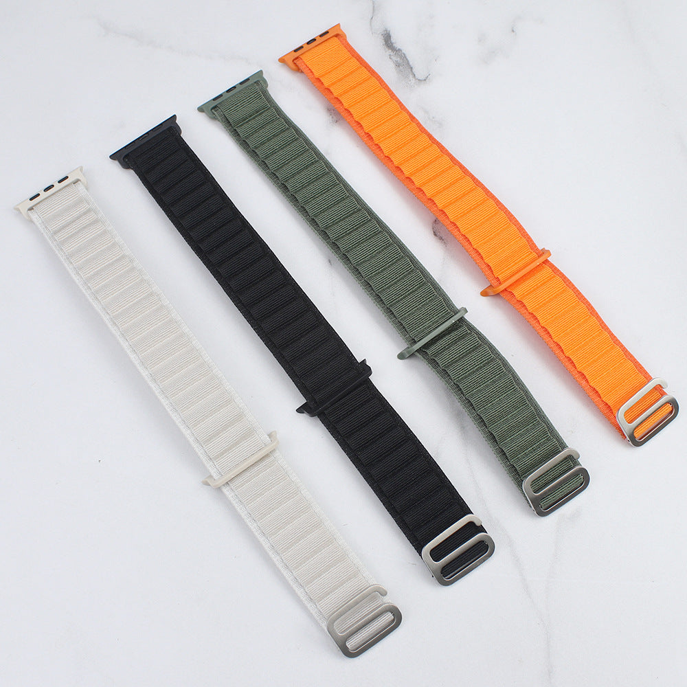 FASHION PERSONALITY LOOP WATCH NYLON STRAP