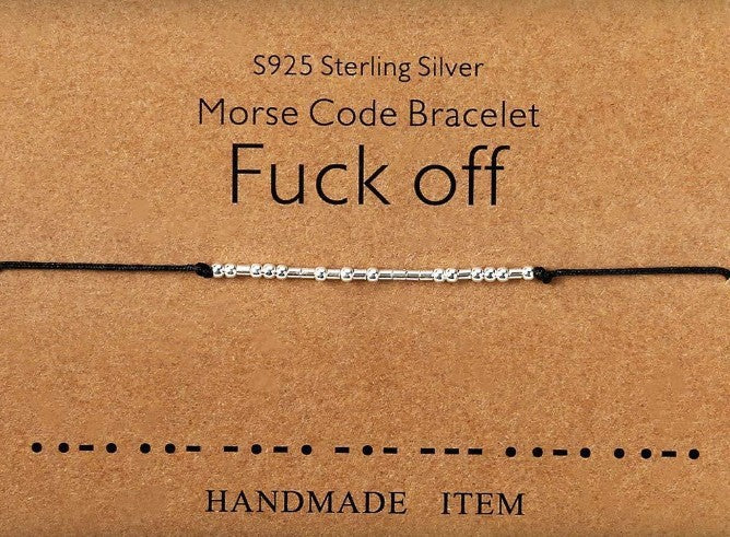 MORSE CODE BRACELET