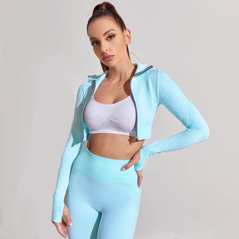 2/3PCS Seamless Women's Yoga Set