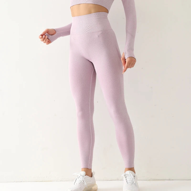 Women's High-Waist Seamless Yoga Leggings