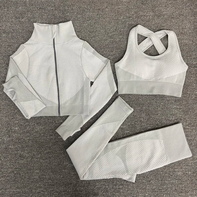 2/3PCS Seamless Women's Yoga Set