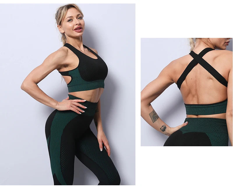 2/3PCS Seamless Women's Yoga Set