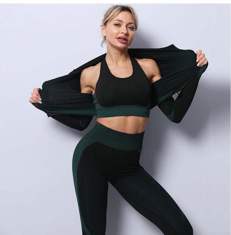 2/3PCS Seamless Women's Yoga Set