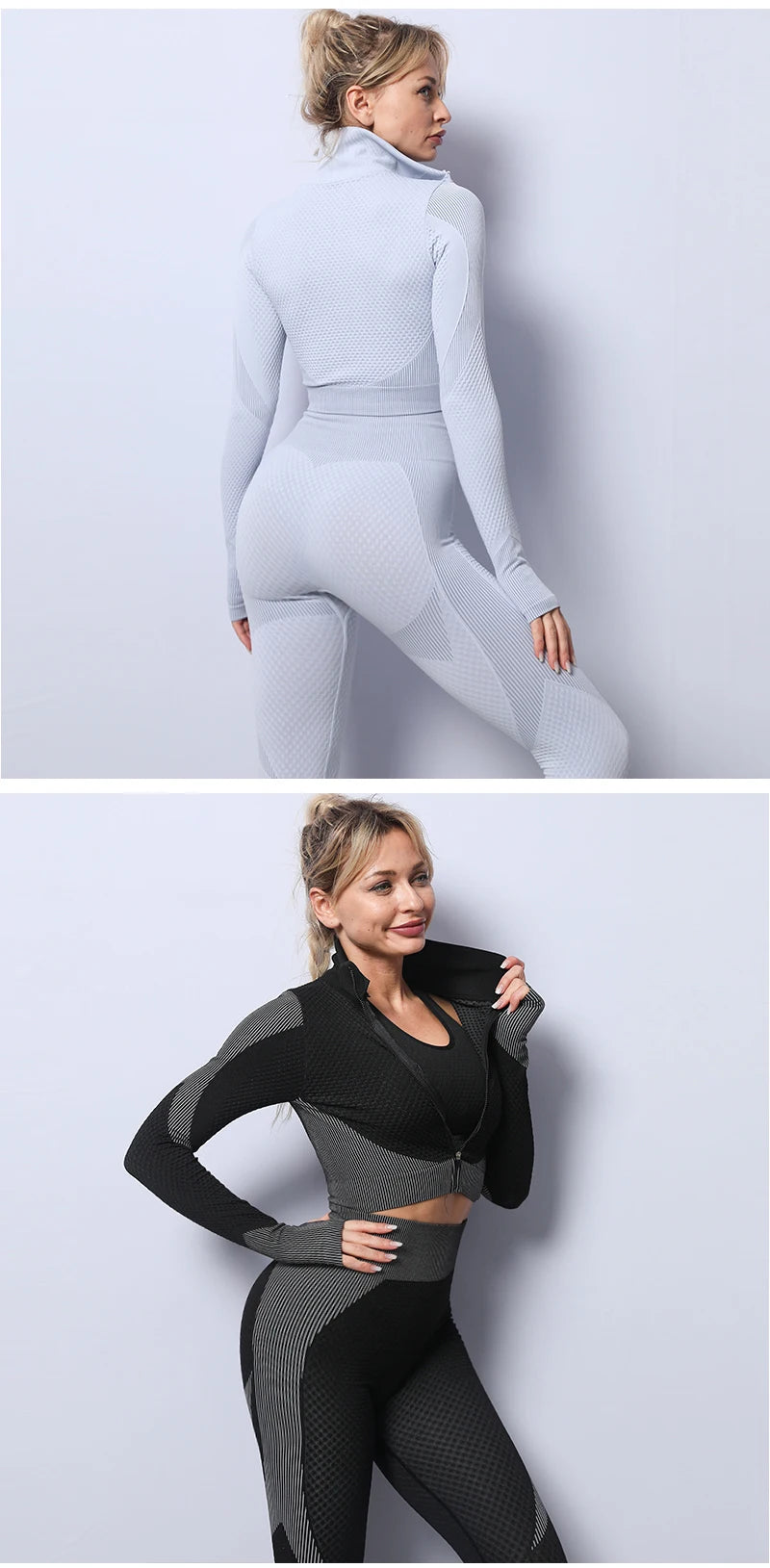 2/3PCS Seamless Women's Yoga Set