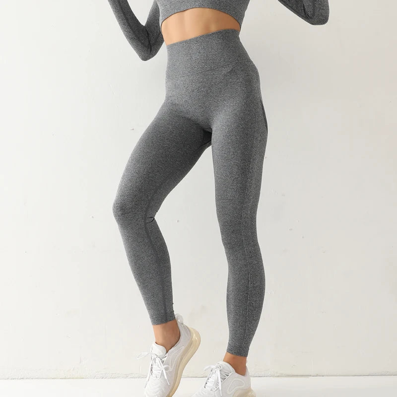 Women's High-Waist Seamless Yoga Leggings