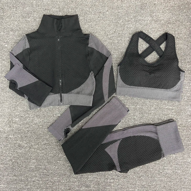 2/3PCS Seamless Women's Yoga Set