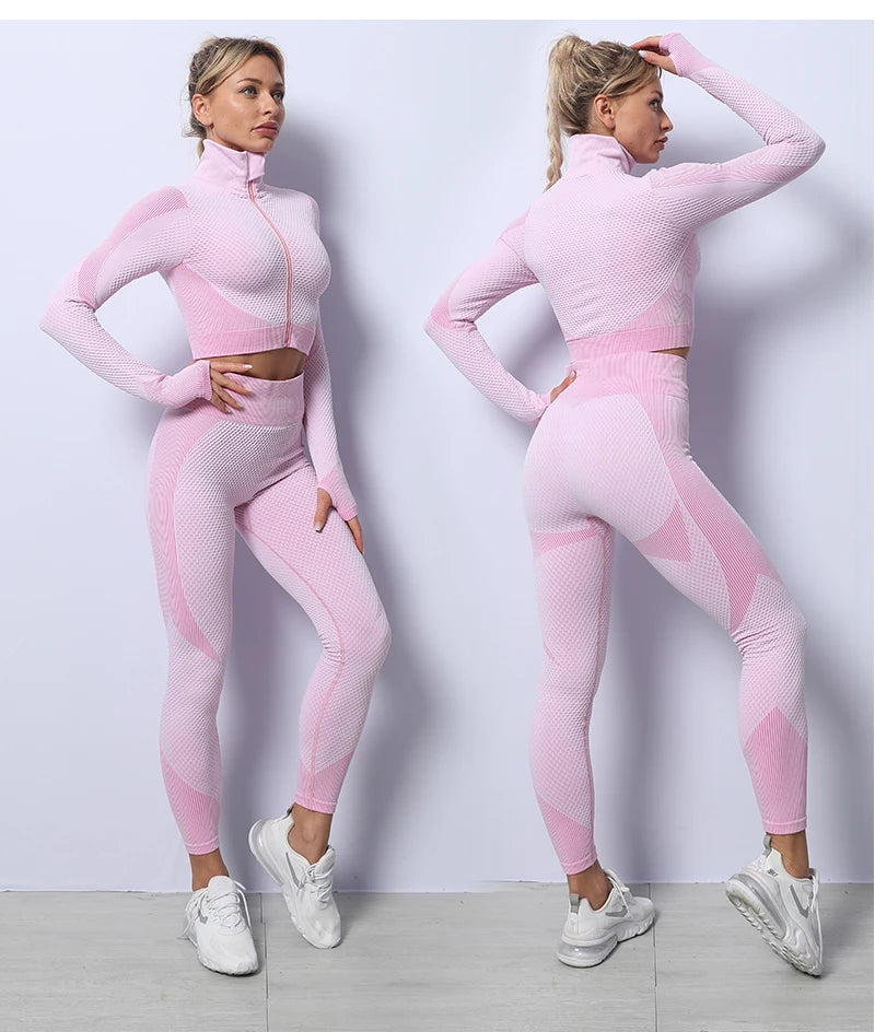 2/3PCS Seamless Women's Yoga Set