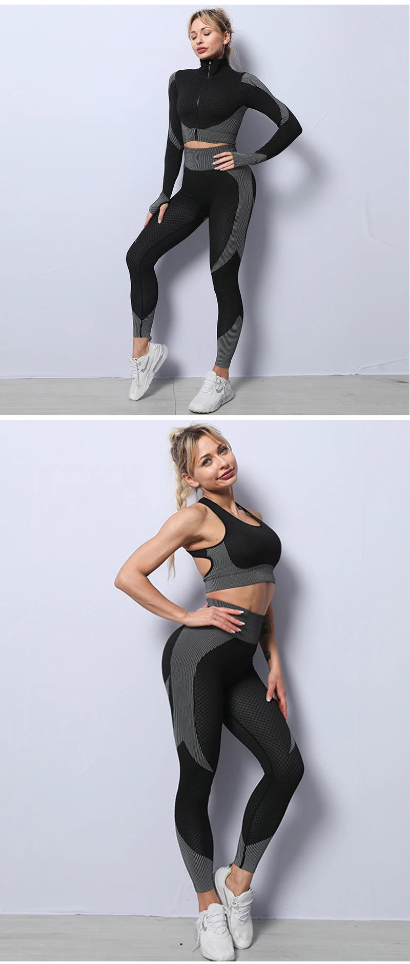 2/3PCS Seamless Women's Yoga Set