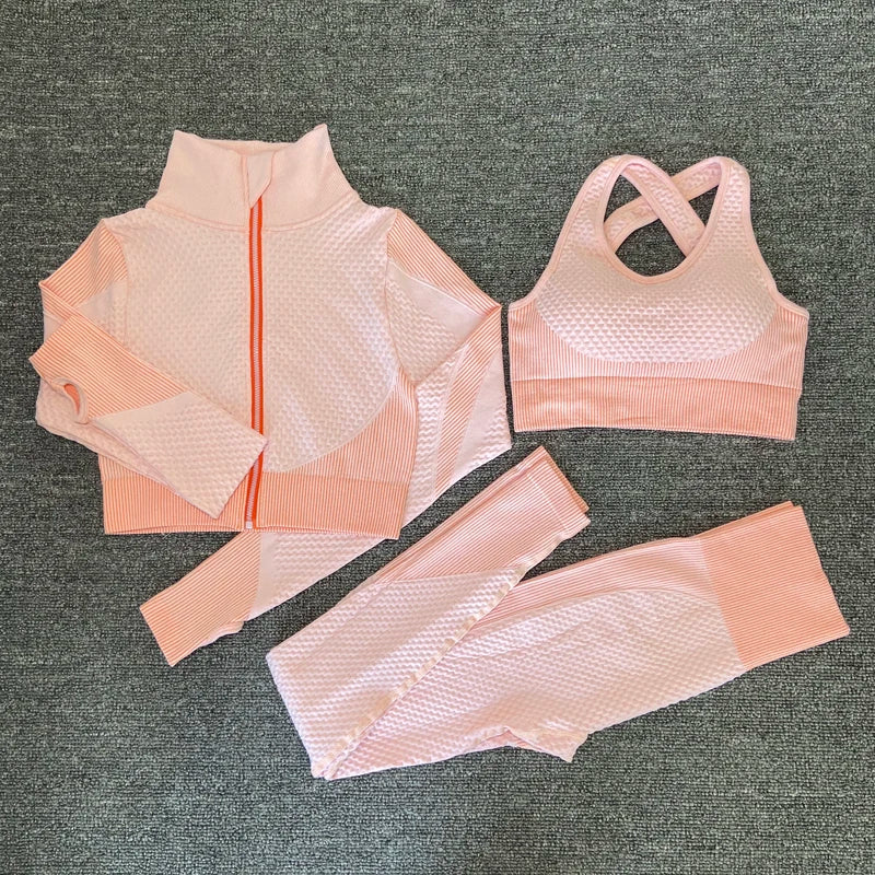 2/3PCS Seamless Women's Yoga Set