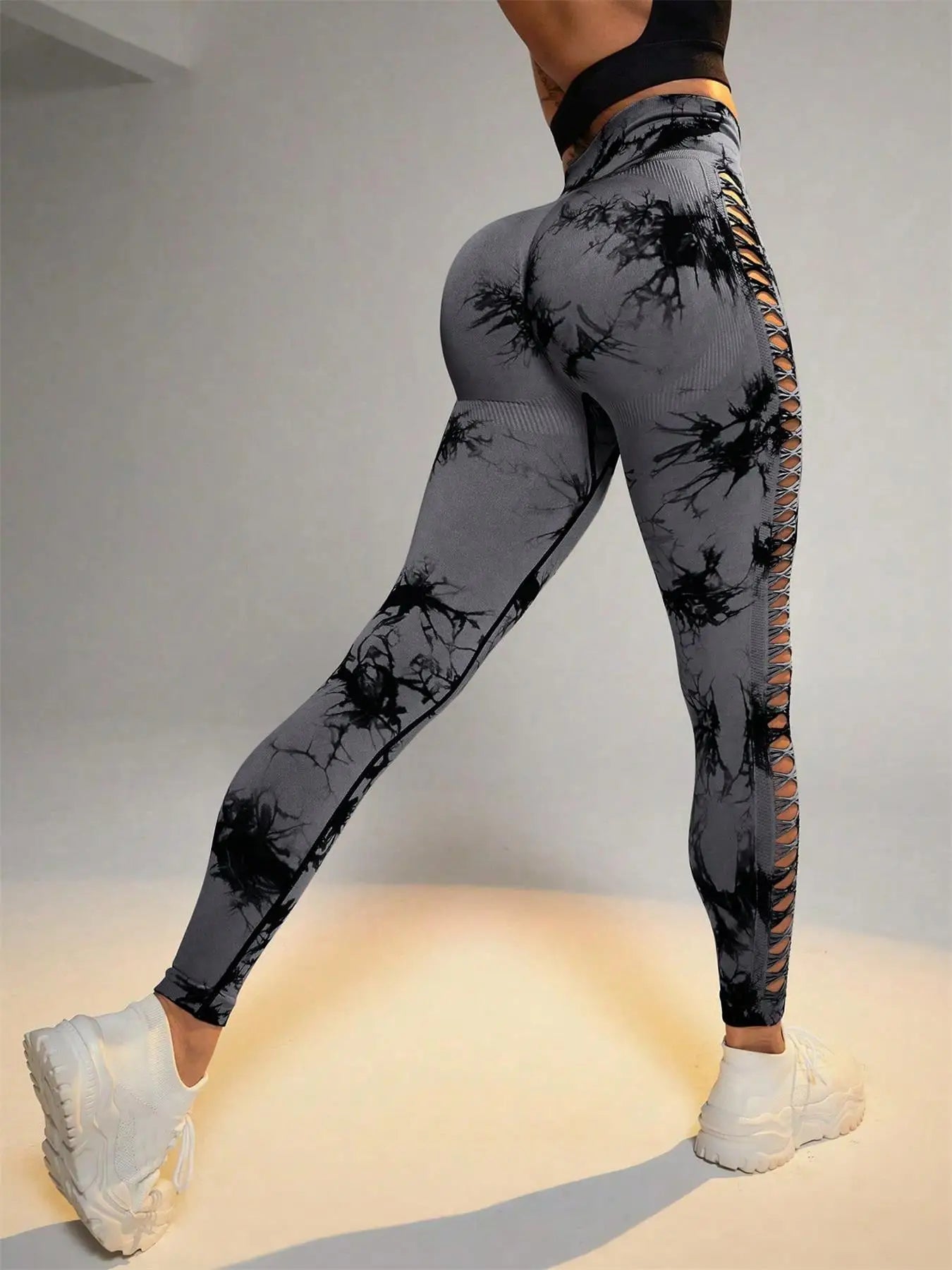 Tie Dye High Waist Scrunch Butt Yoga Leggings