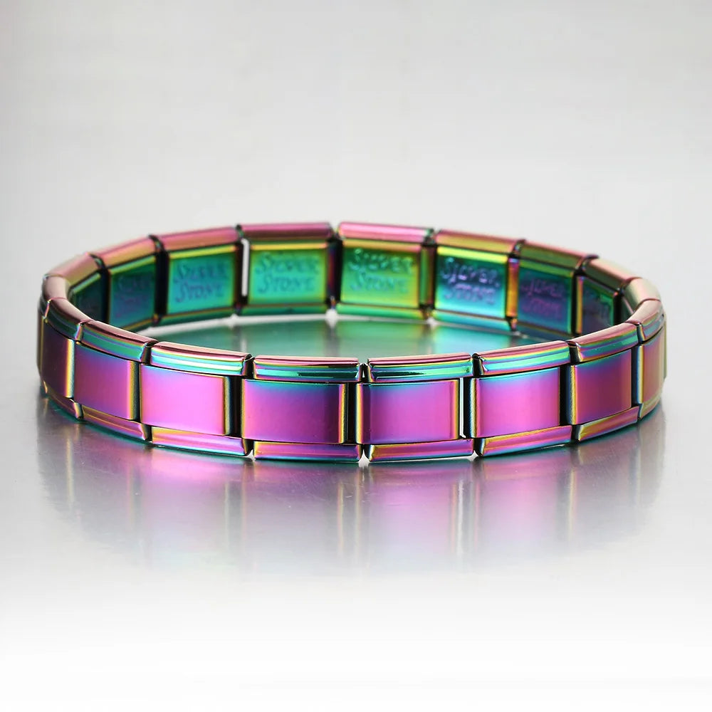 Universal Italian Charm Bracelet - Assembled Module Bangle