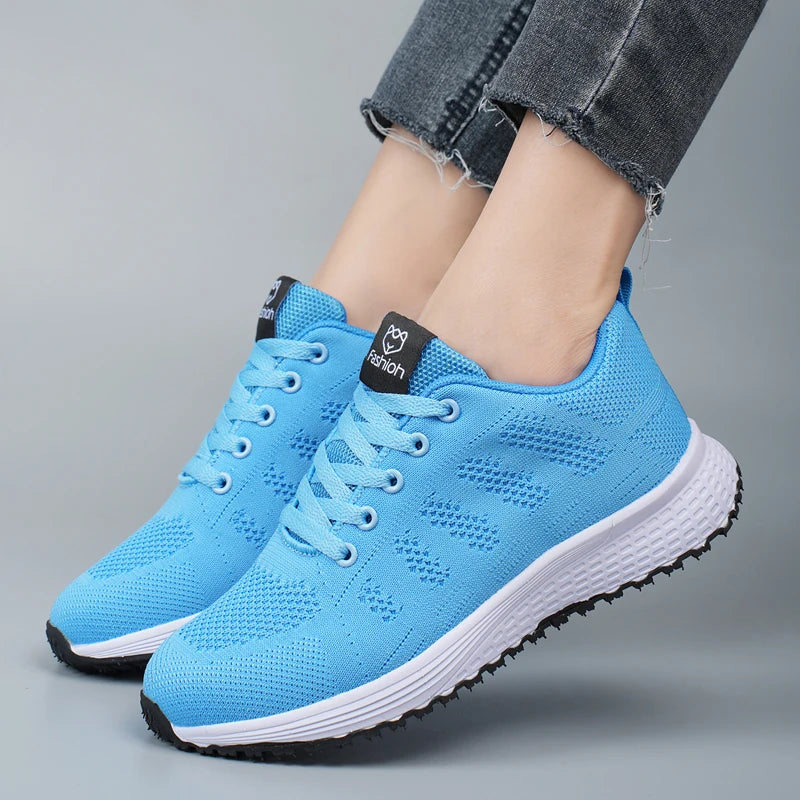 Women's Breathable Mesh Sports Sneakers