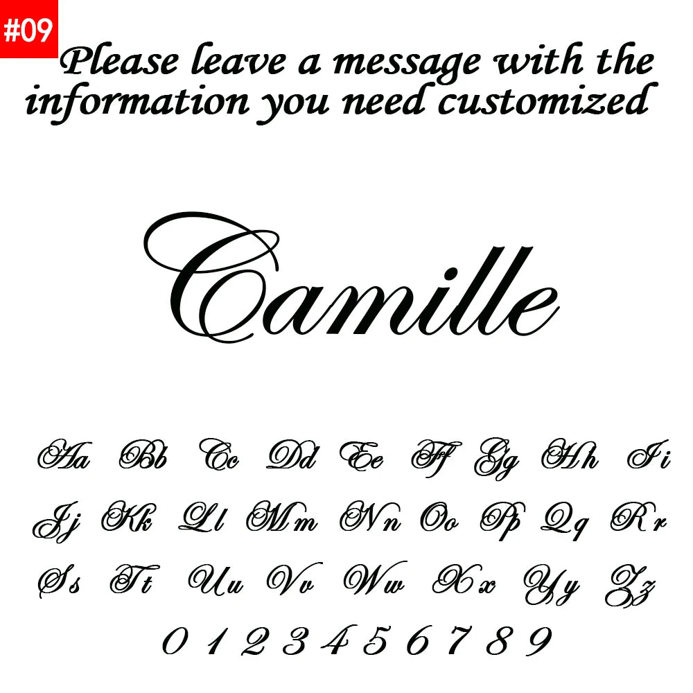 Customized Name Letter Necklace - Personalized Stainless Steel