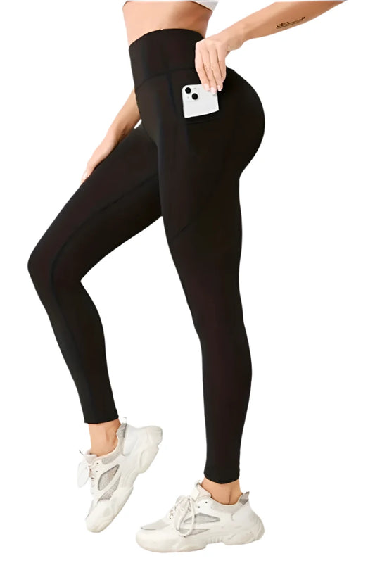 High Waist Hip Lifting Pocket Yoga Leggings for Women