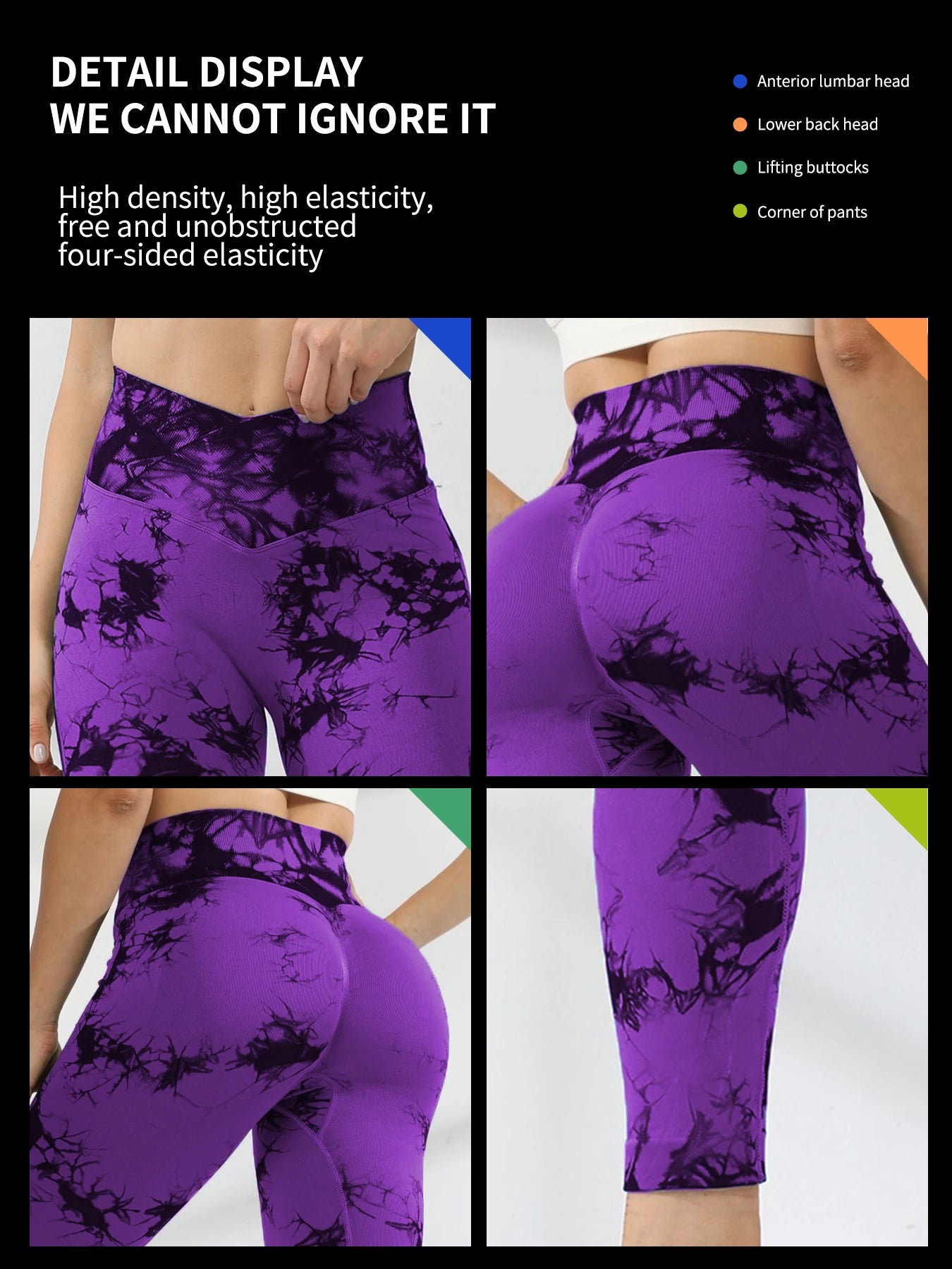 High-Waisted Hip-Lifting Yoga Pants for Women