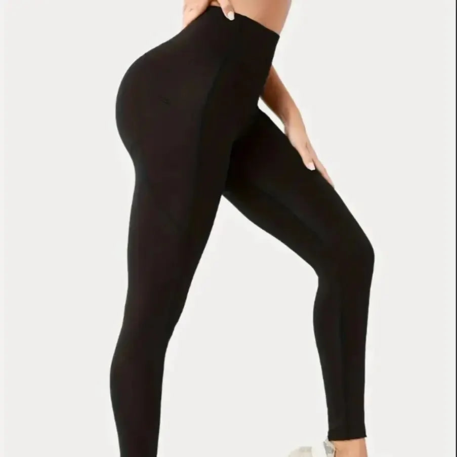 High Waist Hip Lifting Pocket Yoga Leggings for Women