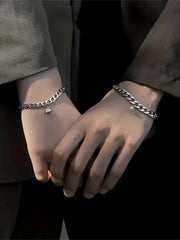 Magnetic Love Alloy Couple Bracelets - Connecting Stones