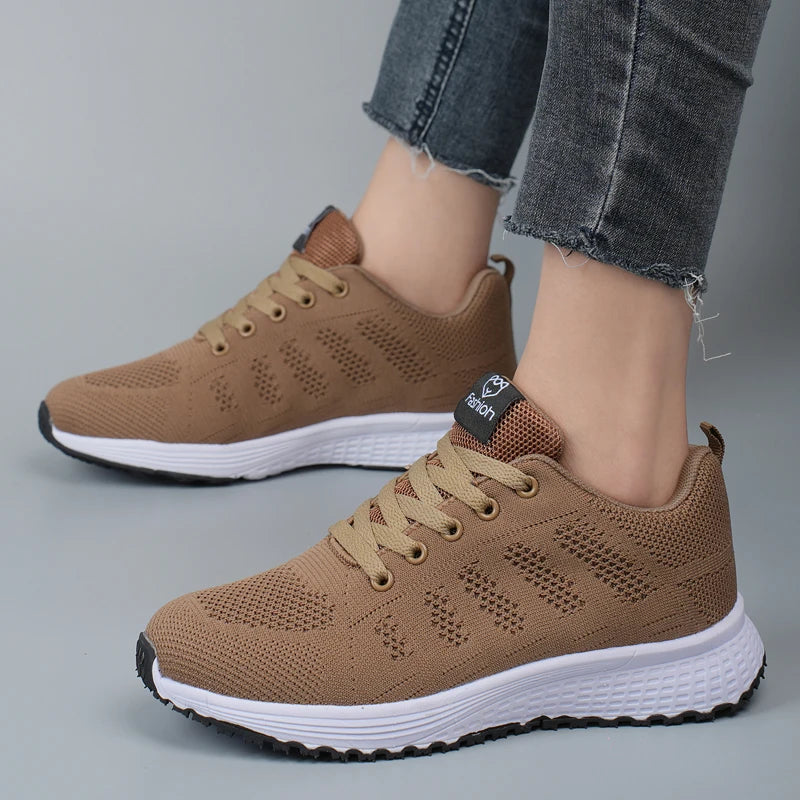 Women's Breathable Mesh Sports Sneakers