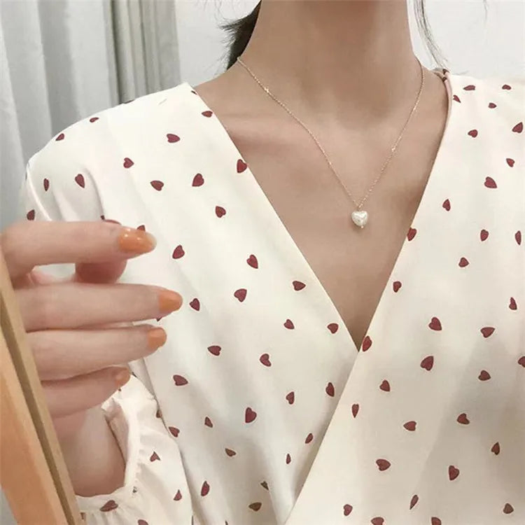 New Shiny Butterfly Necklace - Double Layer Clavicle Chain
