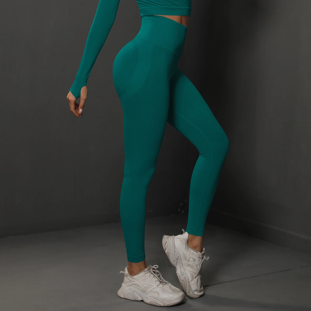 Seamless High-Waist Fitness Leggings