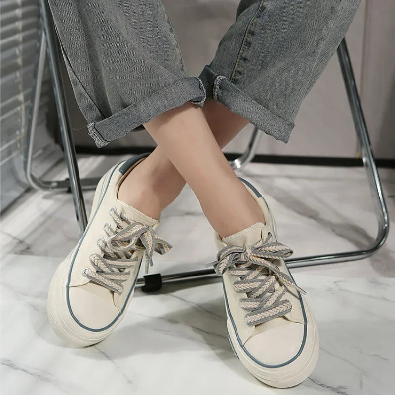 Women’s Chunky Platform Canvas Sneakers