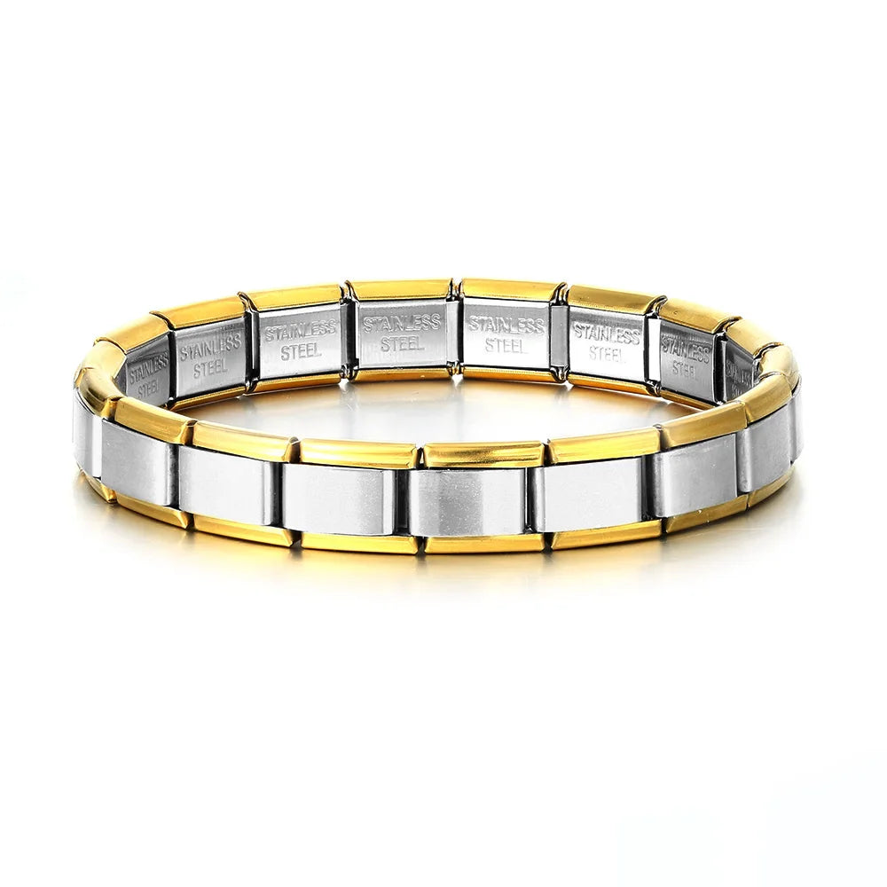 Universal Italian Charm Bracelet - Assembled Module Bangle