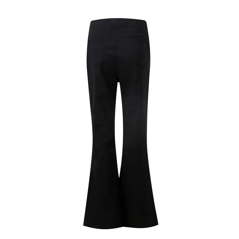 High-Elastic Retro Yoga Trousers