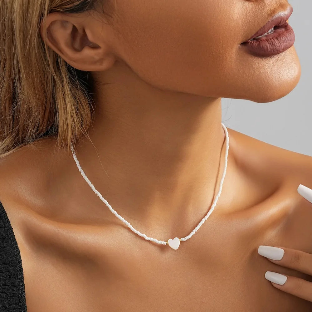 Versatile Handmade Personalized Necklace - Simple Natural Shell Pendant