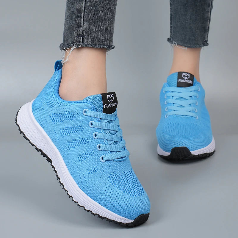 Women's Breathable Mesh Sports Sneakers