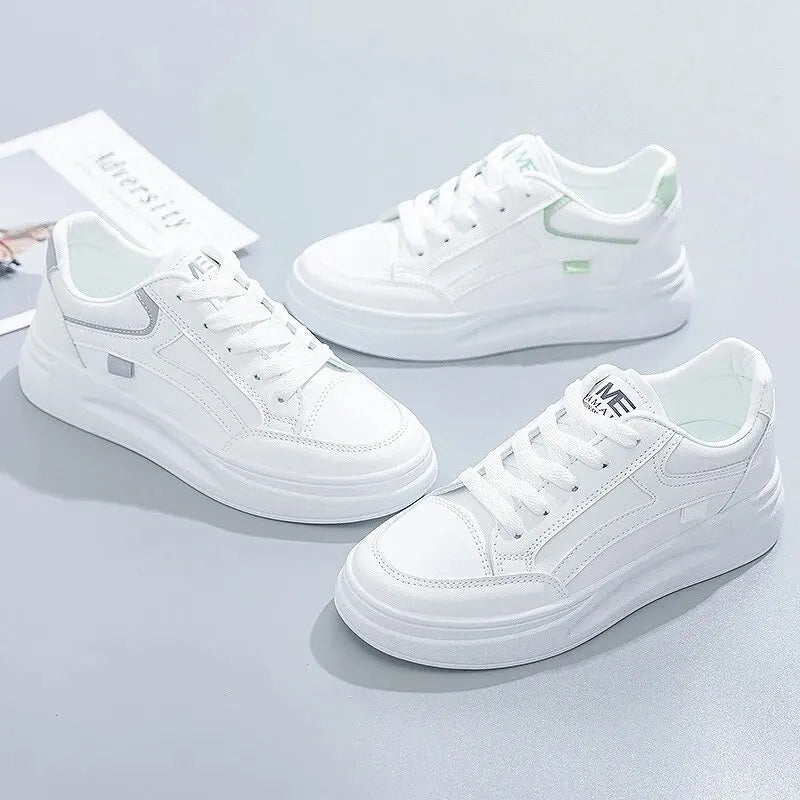 Women's Breathable Thick Sole Platform Sneakers