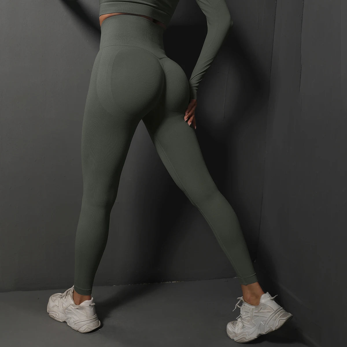 Seamless High-Waist Fitness Leggings