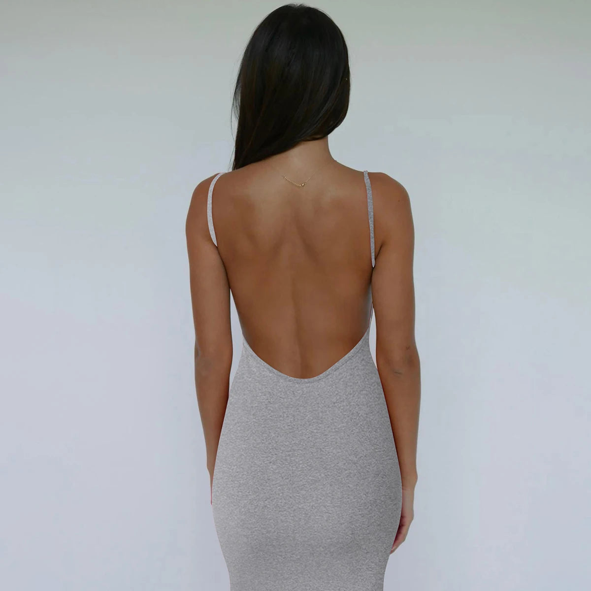 Spring Sleeveless Backless Y2K Bodycon Maxi Prom Dress