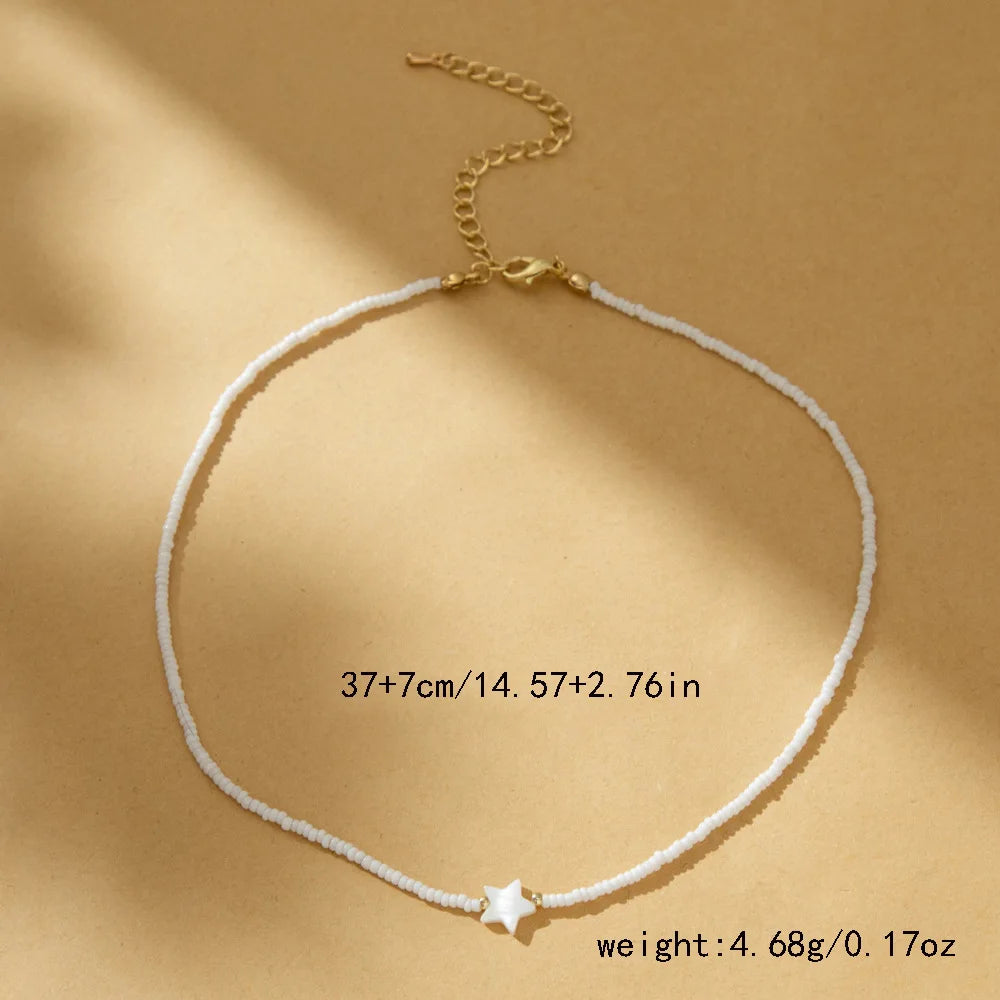 Versatile Handmade Personalized Necklace - Simple Natural Shell Pendant