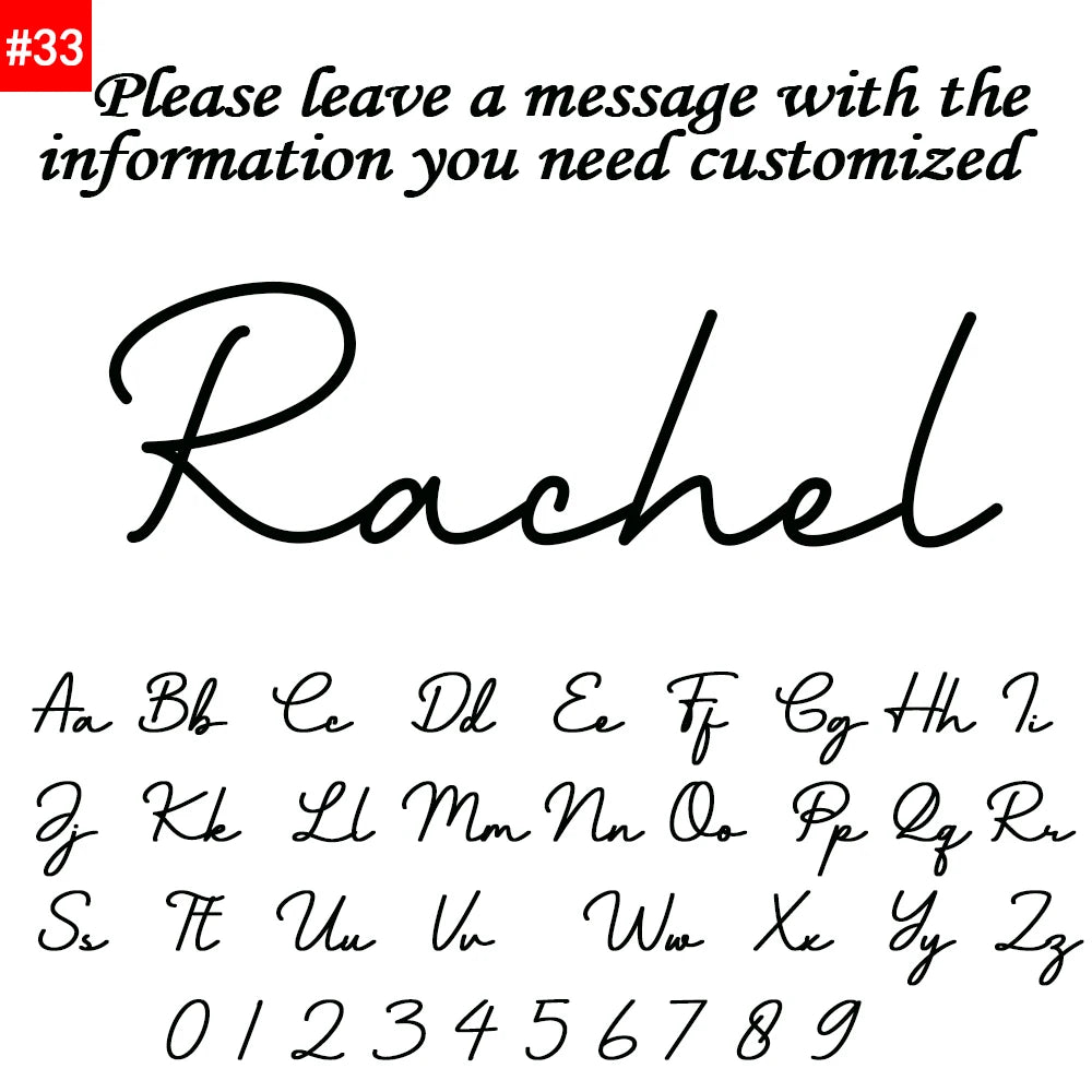 Customized Name Letter Necklace - Personalized Stainless Steel