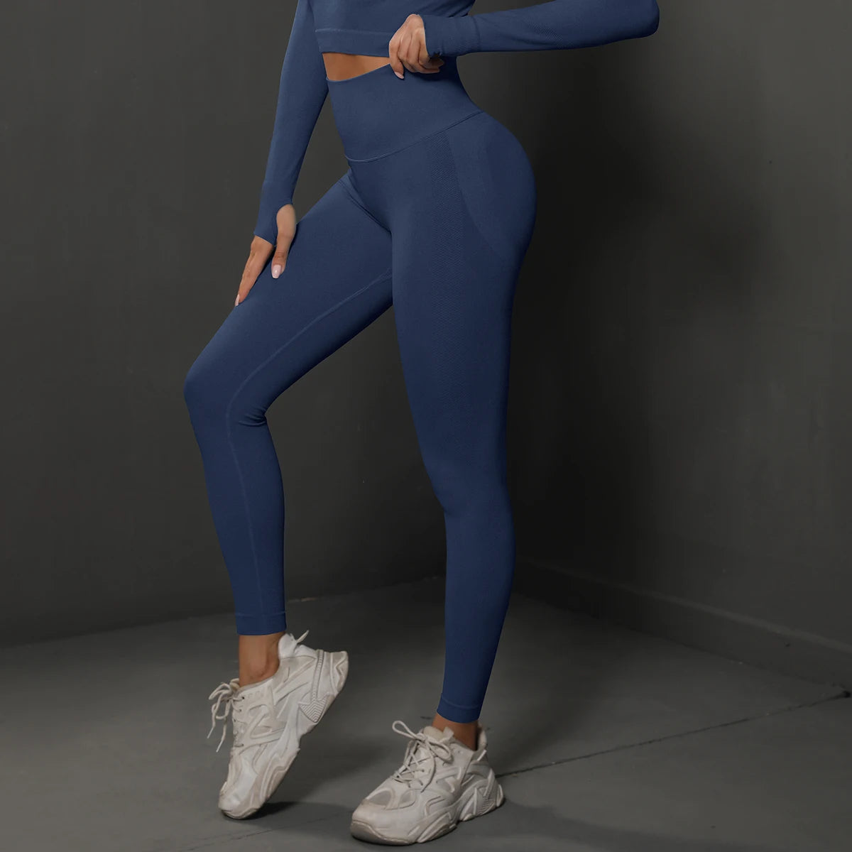 Seamless High-Waist Fitness Leggings