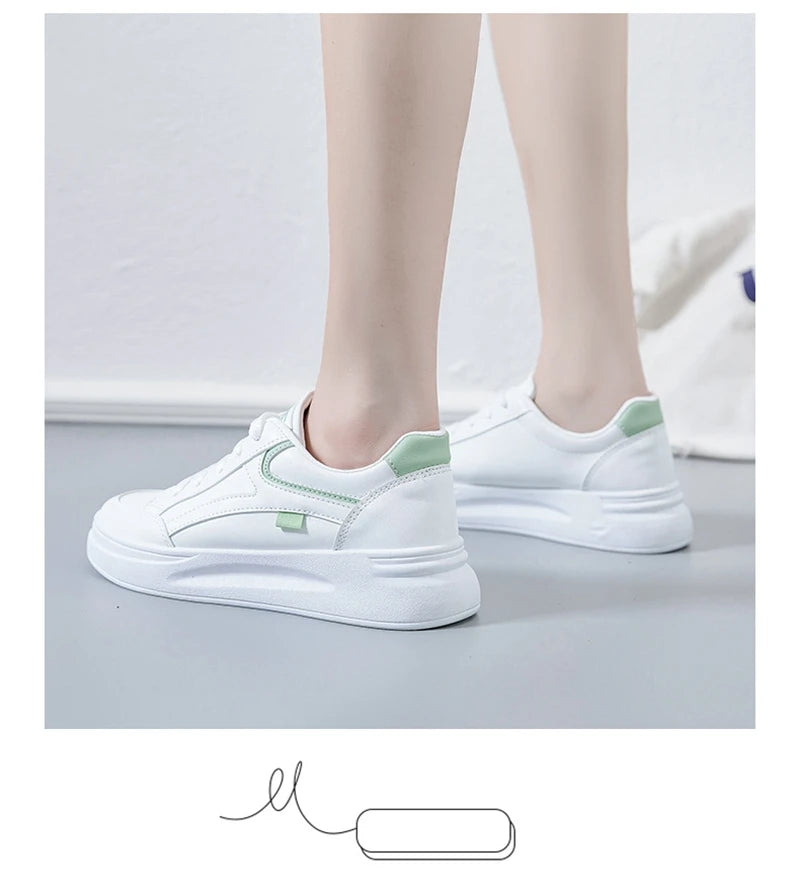 Women's Breathable Thick Sole Platform Sneakers