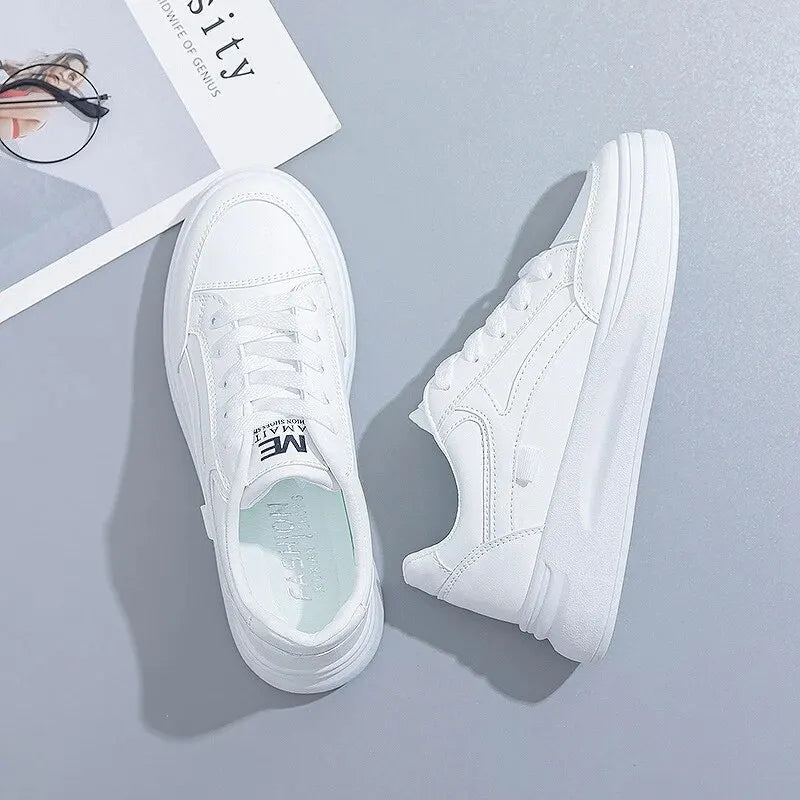 Women's Breathable Thick Sole Platform Sneakers