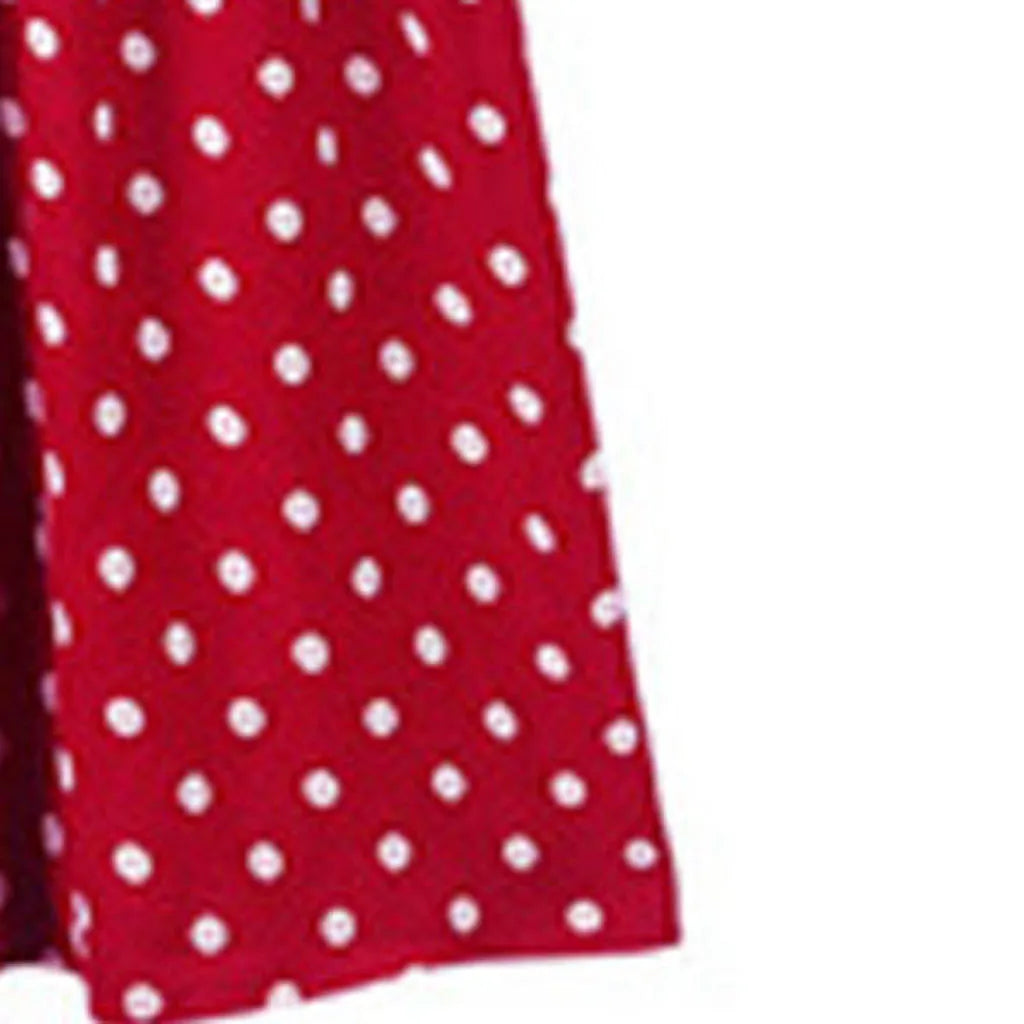 Summer Plus Size Polka Dot Sleeveless Casual Dress