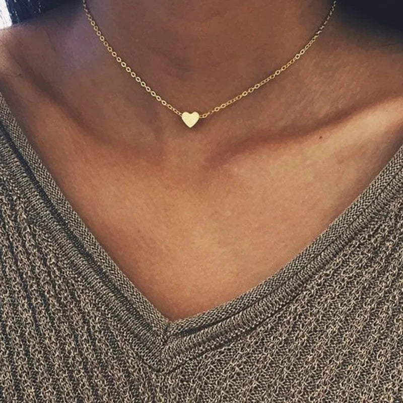 Tassel Necklace for Women Golden Silver Color Triangle Pendant