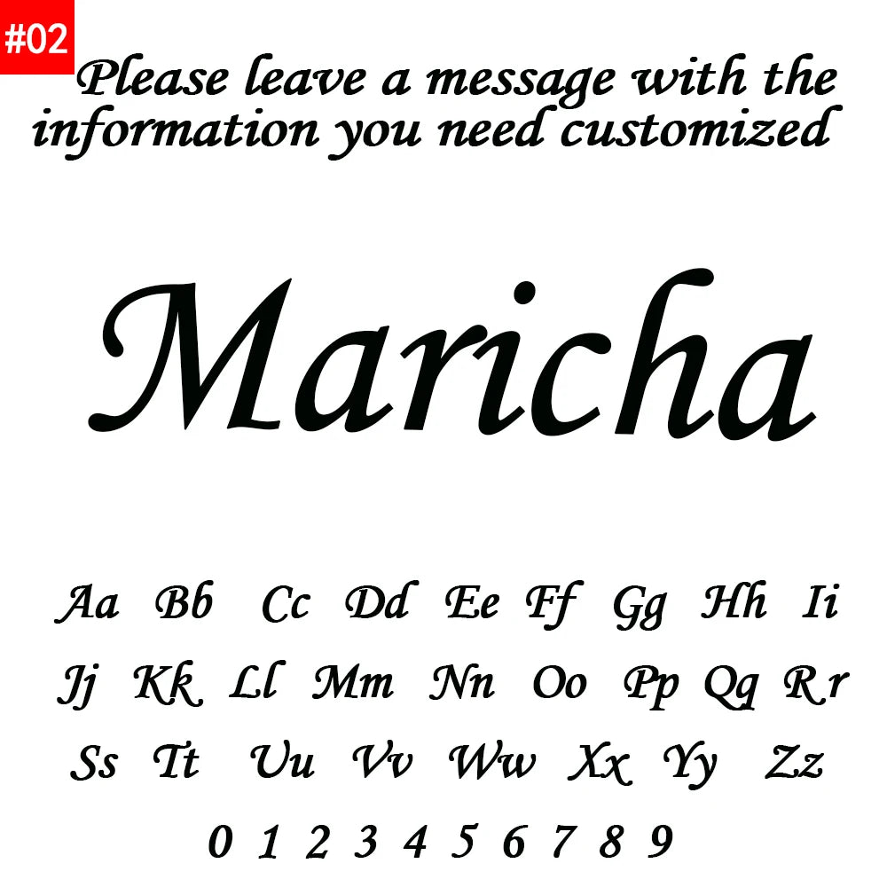 Customized Name Letter Necklace - Personalized Stainless Steel