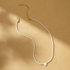 Versatile Handmade Personalized Necklace - Simple Natural Shell Pendant