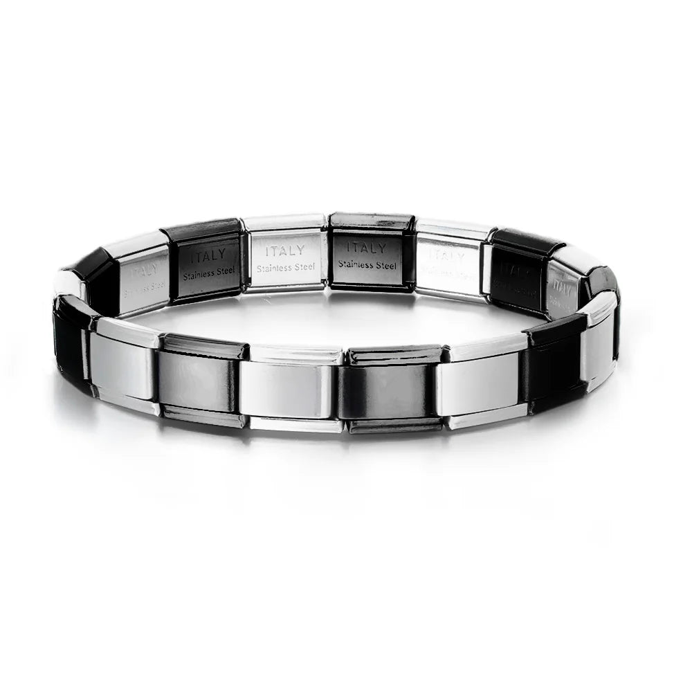 Universal Italian Charm Bracelet - Assembled Module Bangle