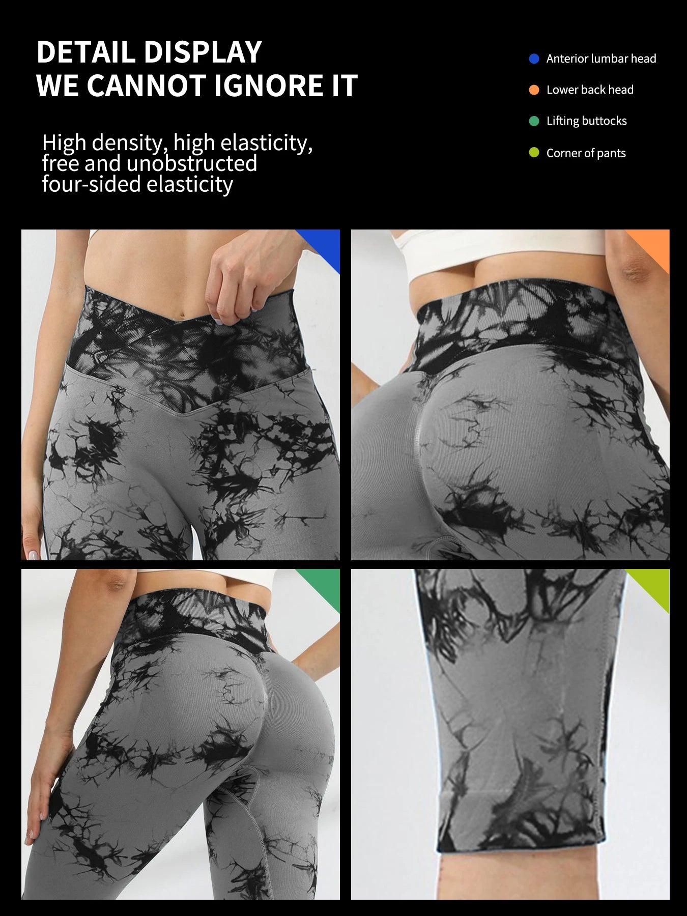 High-Waisted Hip-Lifting Yoga Pants for Women