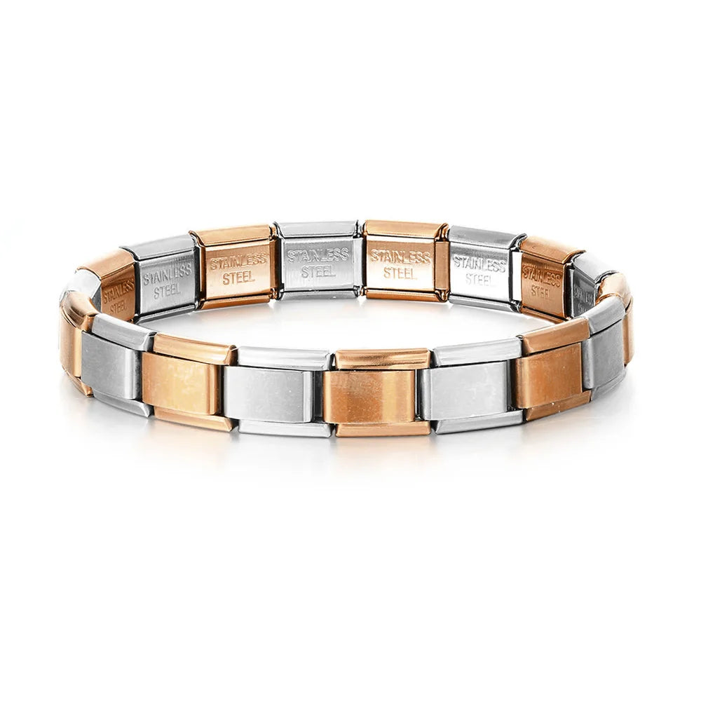 Universal Italian Charm Bracelet - Assembled Module Bangle