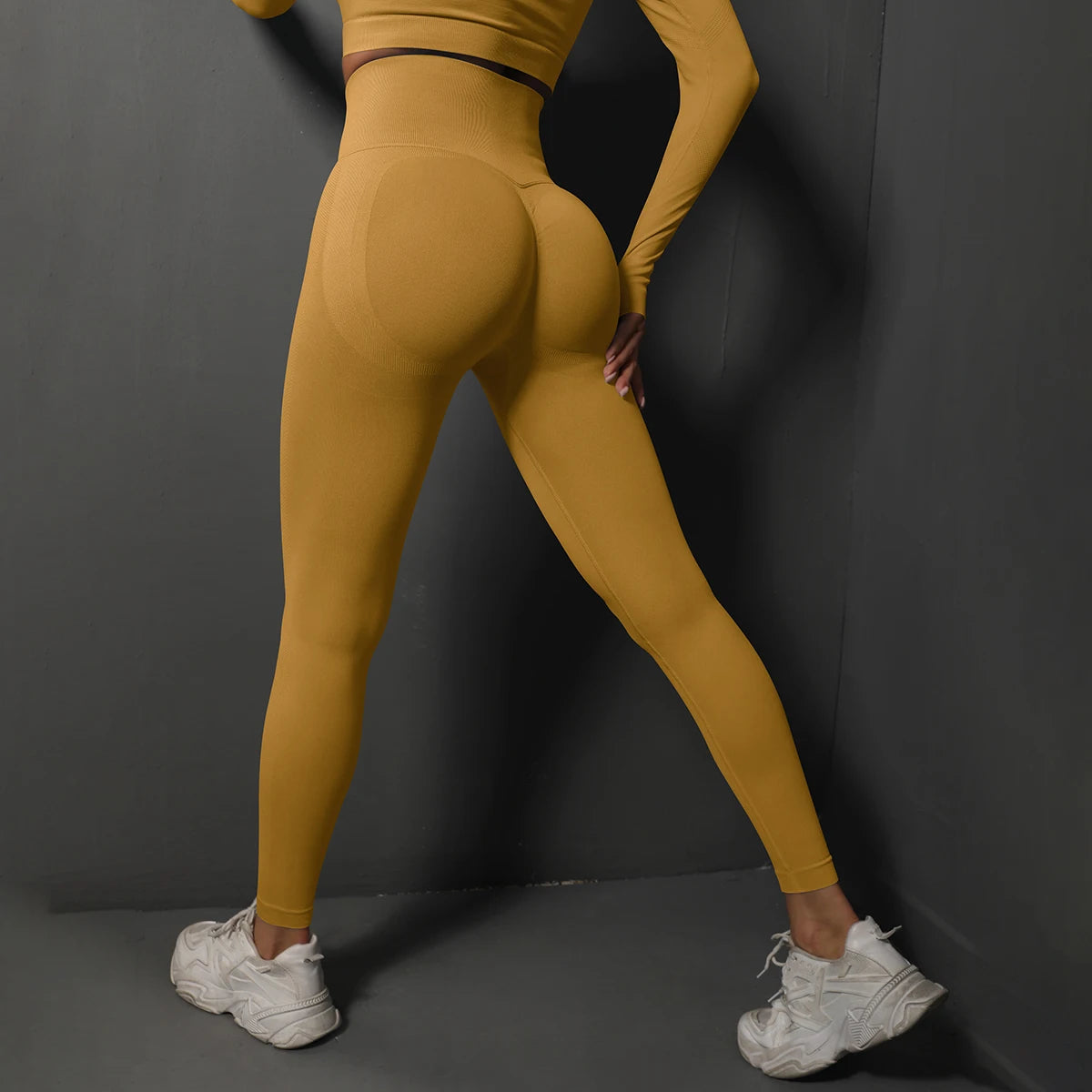 Seamless High-Waist Fitness Leggings