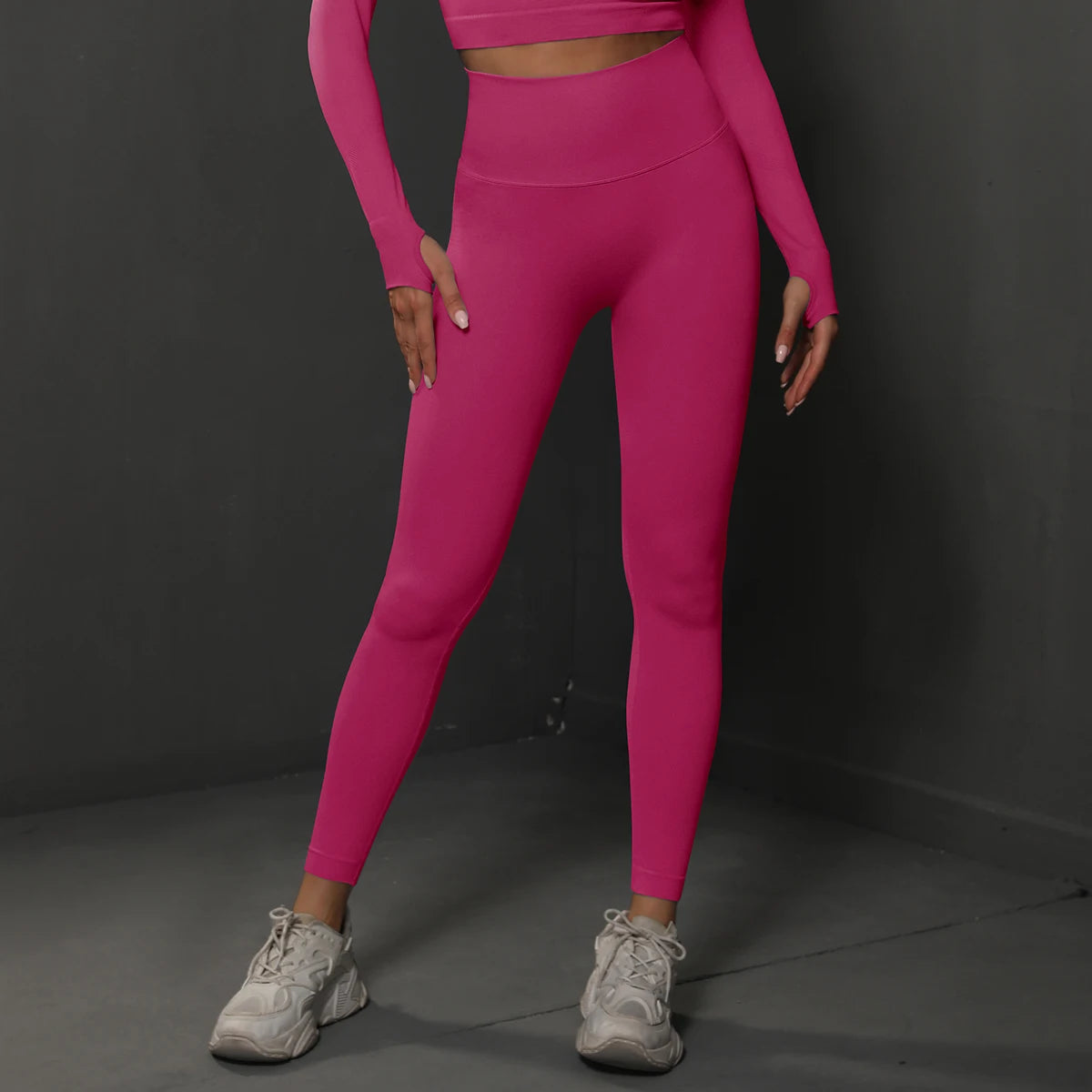 Seamless High-Waist Fitness Leggings